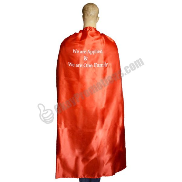Large Adult Personalized Logo Imprinted Business Marketing Promotional Cloaks Superhero Capes Commercial Advertising Events Promos Campaign Giveaway Gifts
