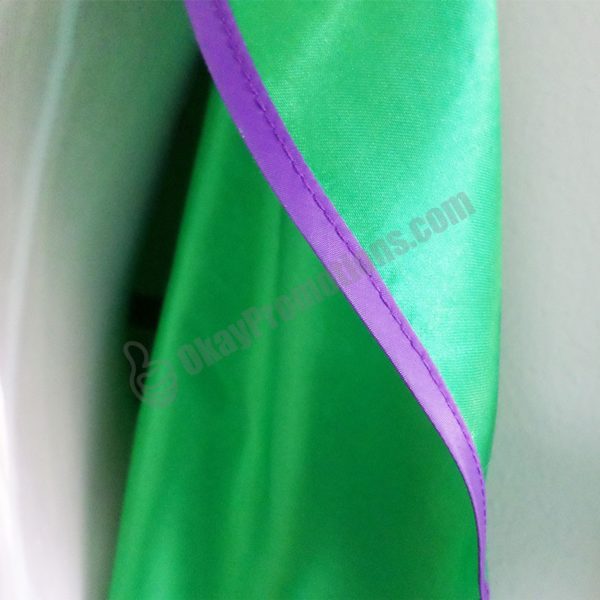 Edge Binding Trimmed Custom Logo Promotional Sales Campaign Marketing Advertising Super Hero Capes Giveaways Cloaks