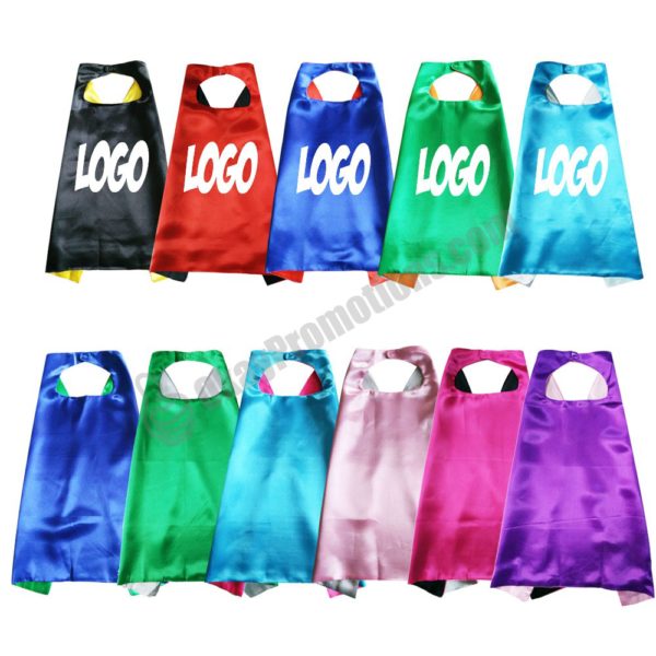 Personalized Logo Imprinted Promotional Sales Marketing Advertising Superhero Capes